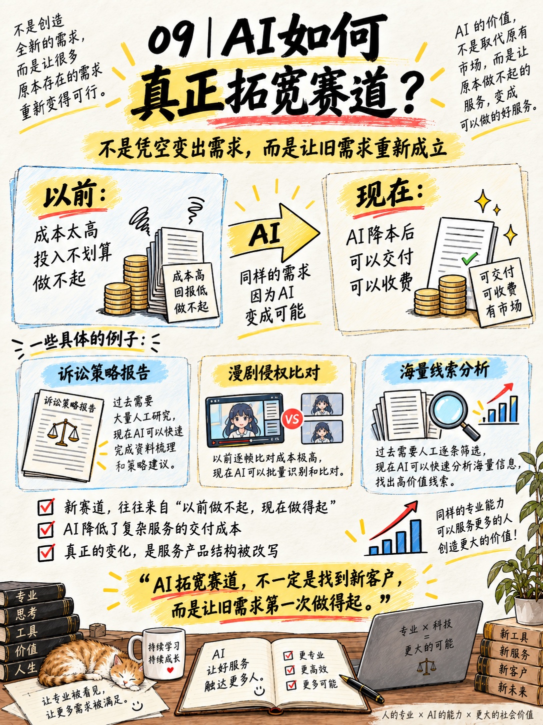 知识图十:AI 降低部分服务成本,让原本难以交付的法律服务有了新的可能